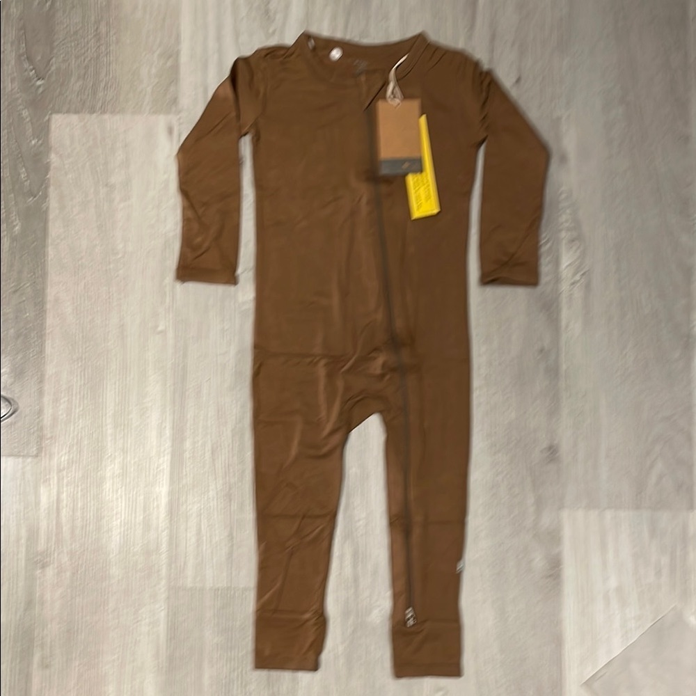 Kyte BABY Brown Footless Sleeper 4T
